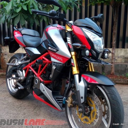Bajaj Pulsar 200 NS Disguised as Aprilia with Stunning Attention to Detail
