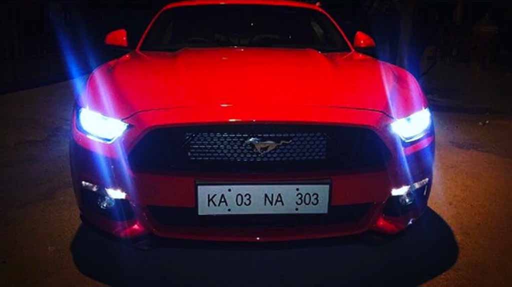 Cricketer Karun Nair Buys Ford Mustang
