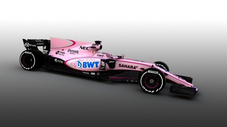 Force India VJM10 Pink Livery
