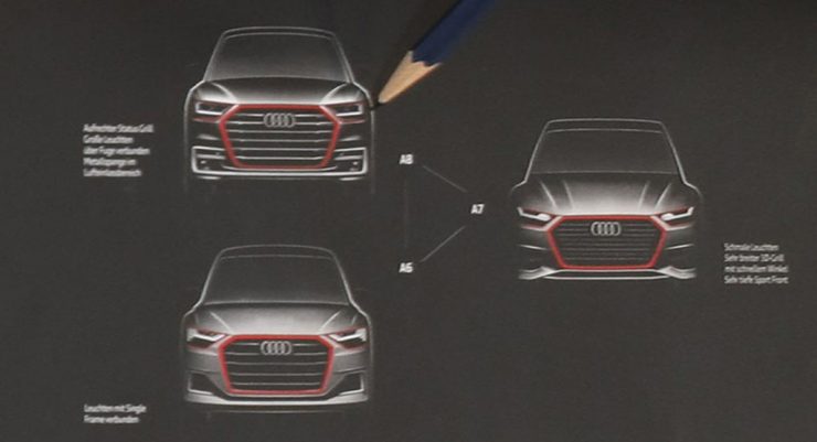 new generation Audi A6, A7 and A8