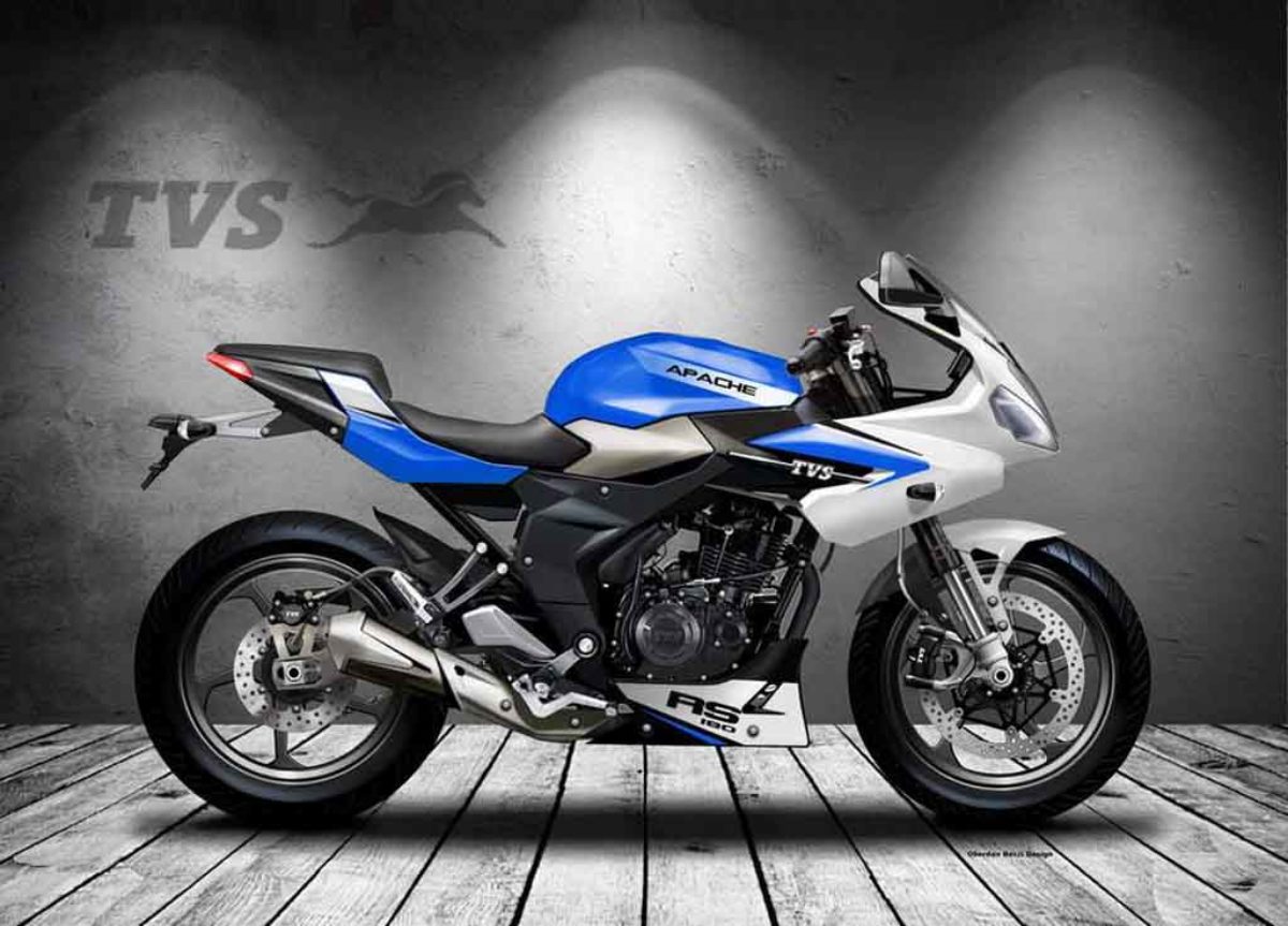 Tvs Apache Rs180 Semi Faired Concept Gets Inspired By Racing Dna