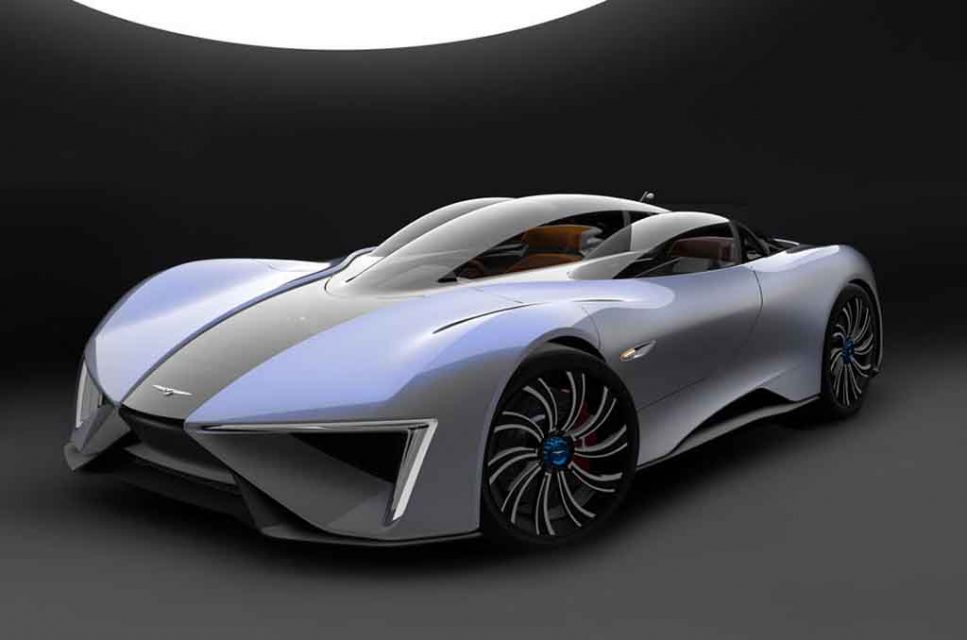 Futuristic Techrules Ren Electric Supercar Launched in Geneva