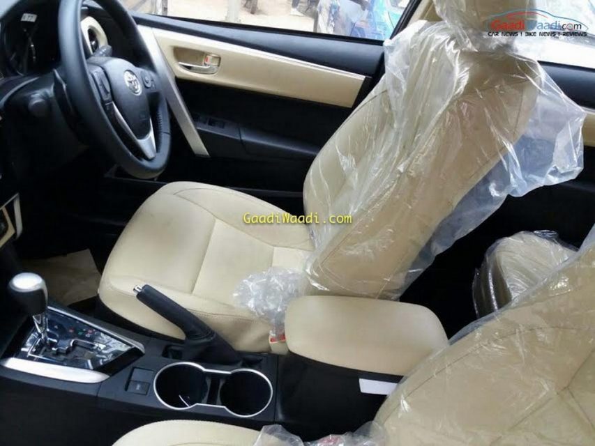 Toyota Corolla Altis Facelift interior