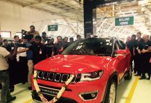 First Made-In-India Jeep Compass Rolled Out of Production with 65% Localisation 1