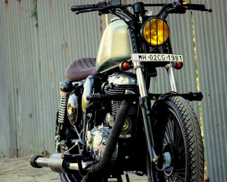 This Royal Enfield Classic 350 Bobber Looks Eye-Catching