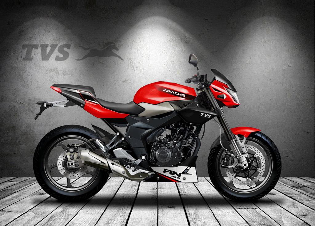Tvs Apache Rtr 180 Rn Concept Is Simple Yet Fabulously Elegant
