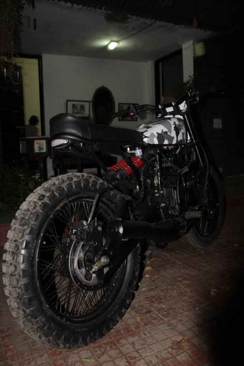 This Mod Job Squeezes Out A Scrambler In Yamaha Rx100