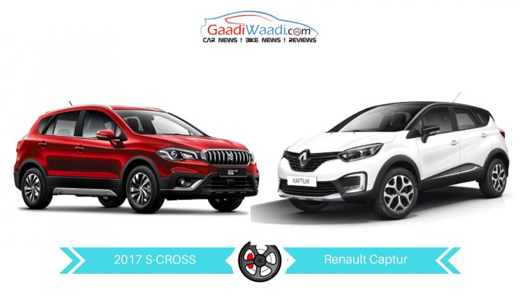 2017 maruti s-cross vs Renault captur