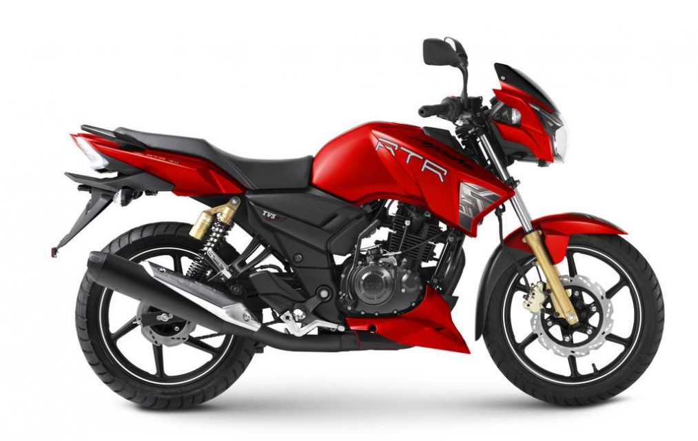 TVS Apache RTR 180 Matte Red Launched In India