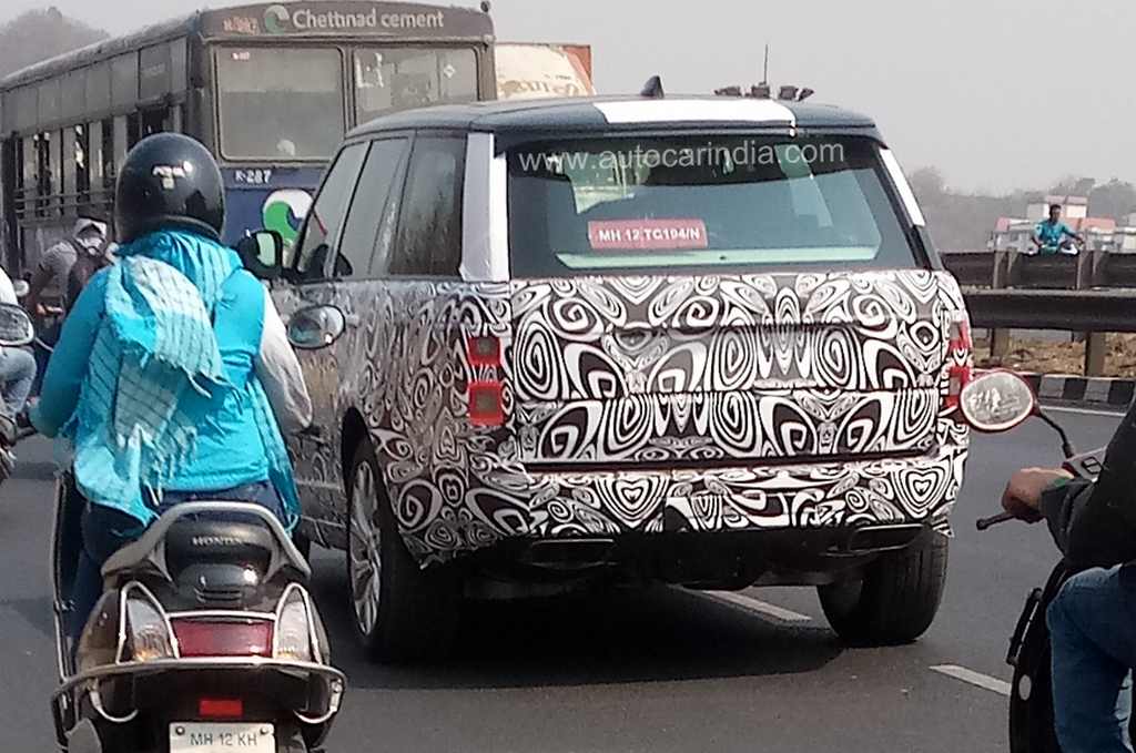 2018 Range Rover Facelift Spotted Testing In India For The First Time