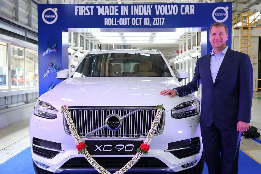 Made-In-India Volvo XC90 Rolled Out From Local Assembly Plant
