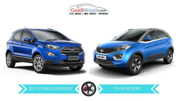 New Ford EcoSport vs Tata Nexon – Specs Comparison