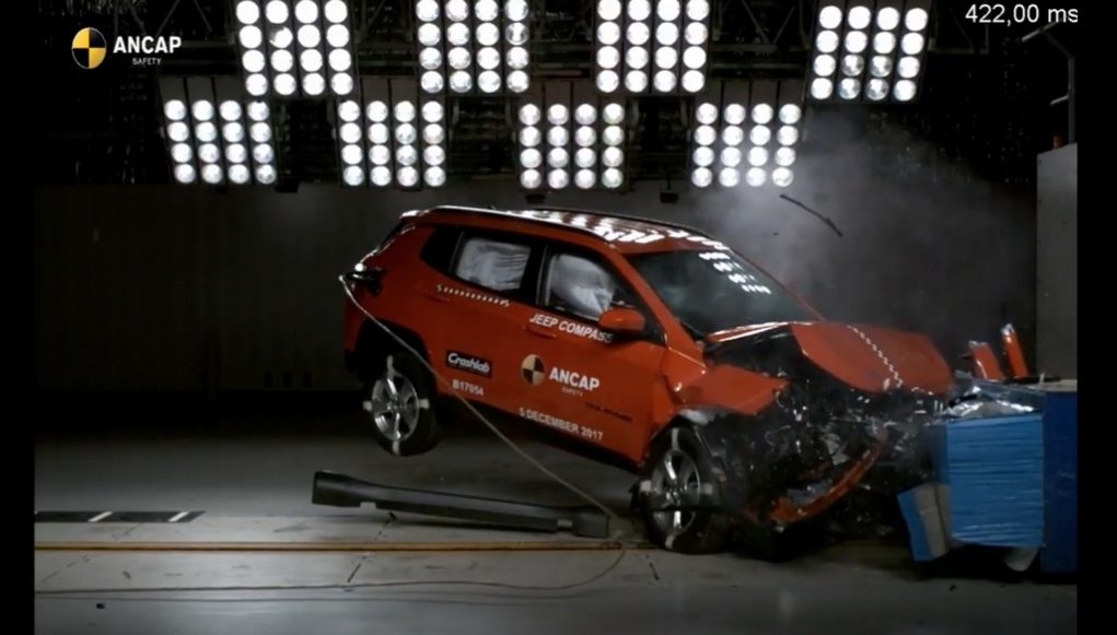 India-Made Jeep Compass Secures Five Stars In ANCAP Crash Test