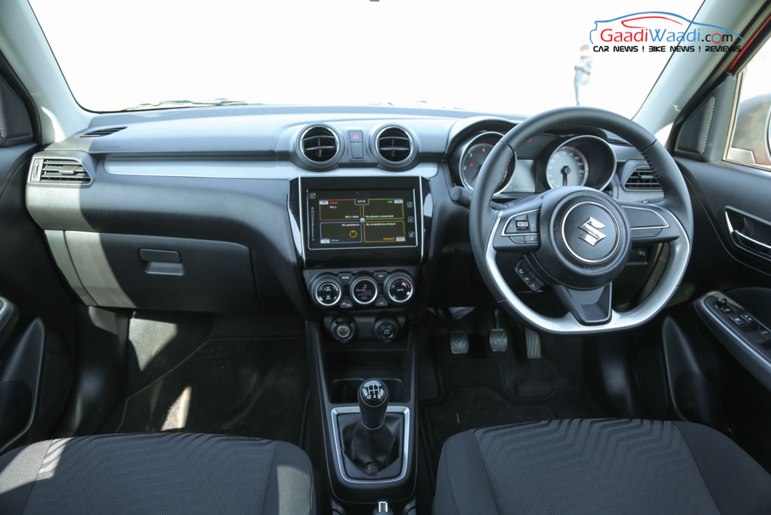 2017 Maruti Swift Dzire gets a subtly different interior from the new  Maruti Swift