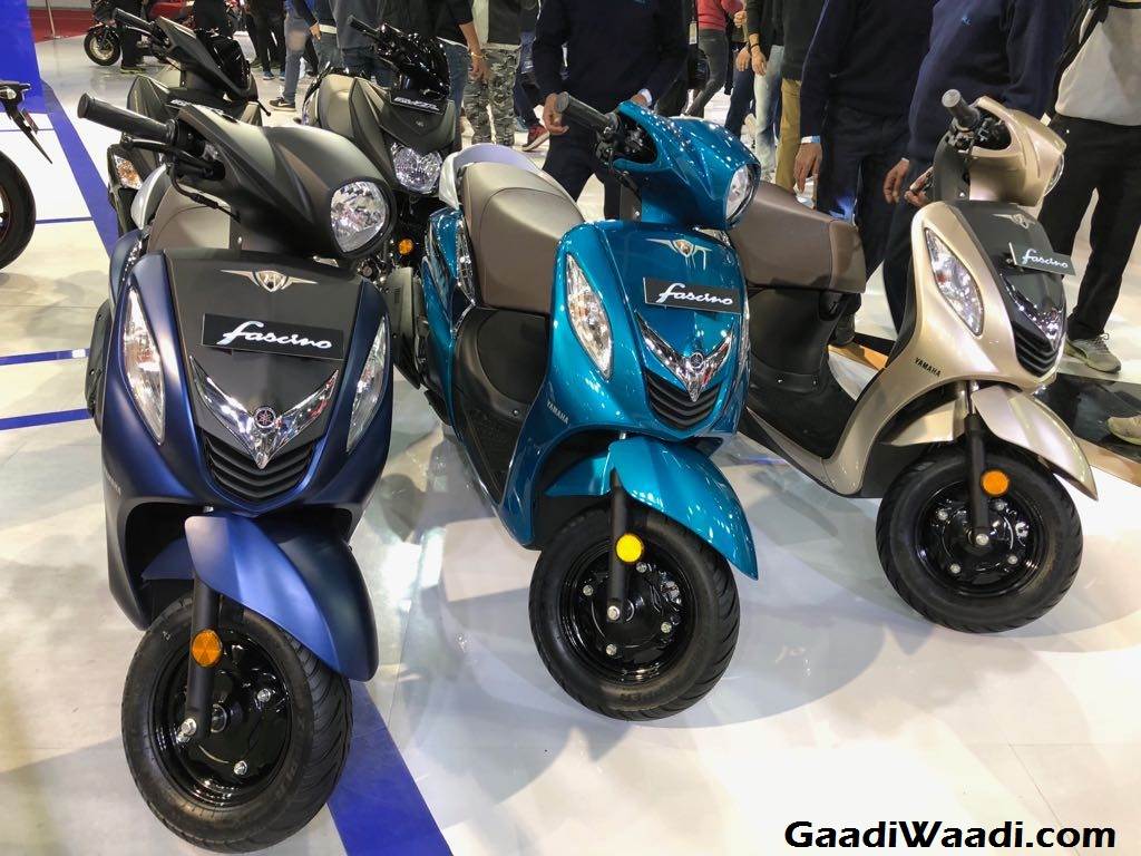 fascino scooty colour and price