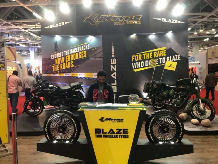 JK Tyre Showcases Blaze Tyre Series At 2018 Auto Expo 3