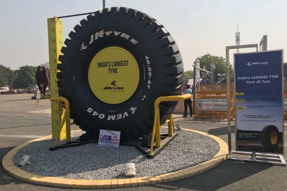 JK Tyre Showcases Blaze Tyre Series At 2018 Auto Expo