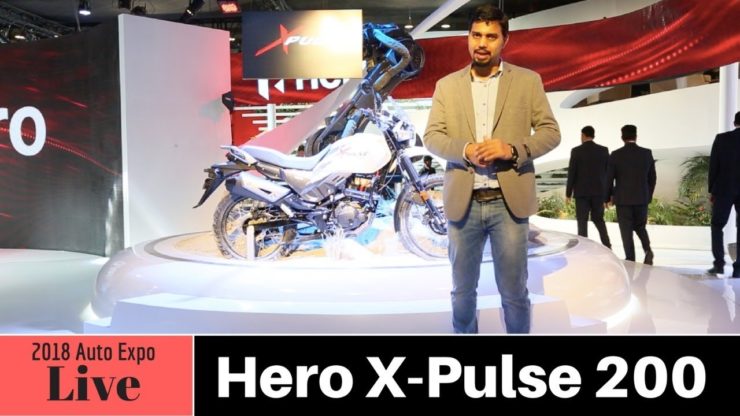 2018 Auto Expo: Hero XPulse 200 Fully Detailed In Video
