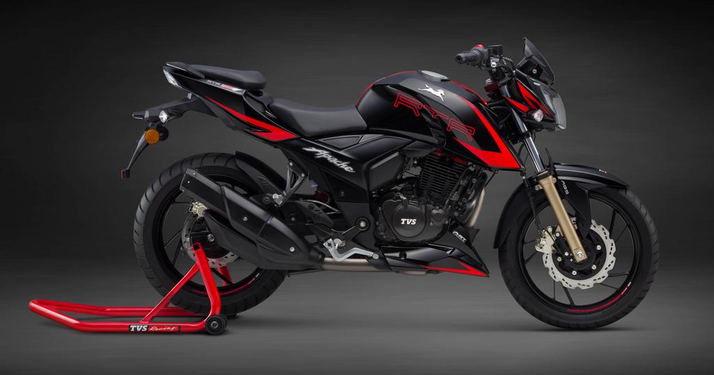 Tvs Apache Rtr 200 4v Race Edition 2 0 Launched Price Engine Specs