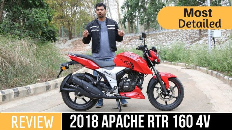 2018 TVS Apache RTR 160 4V Fi & Carburettor Detailed Review – Video