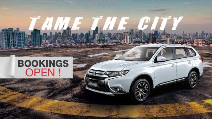 2018 Mitsubishi Outlander Booking Commences In India