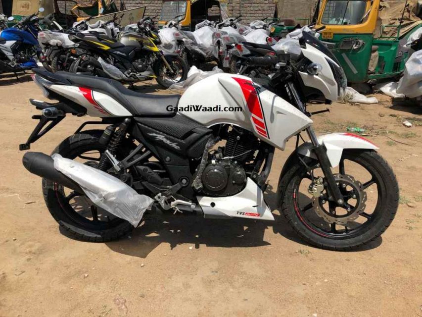 Tvs Apache Rtr 160 White Race Edition Launched In India At Rs 79 715