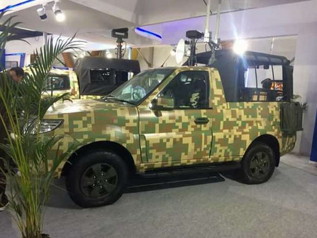 Tata Safari Storme GS800 Pickup Truck For Indian Army Revealed 1