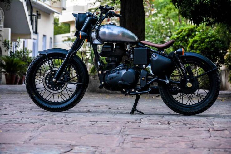 This Stripped Out RE Classic 500 by Rajputana Customs Is Attention Seeker