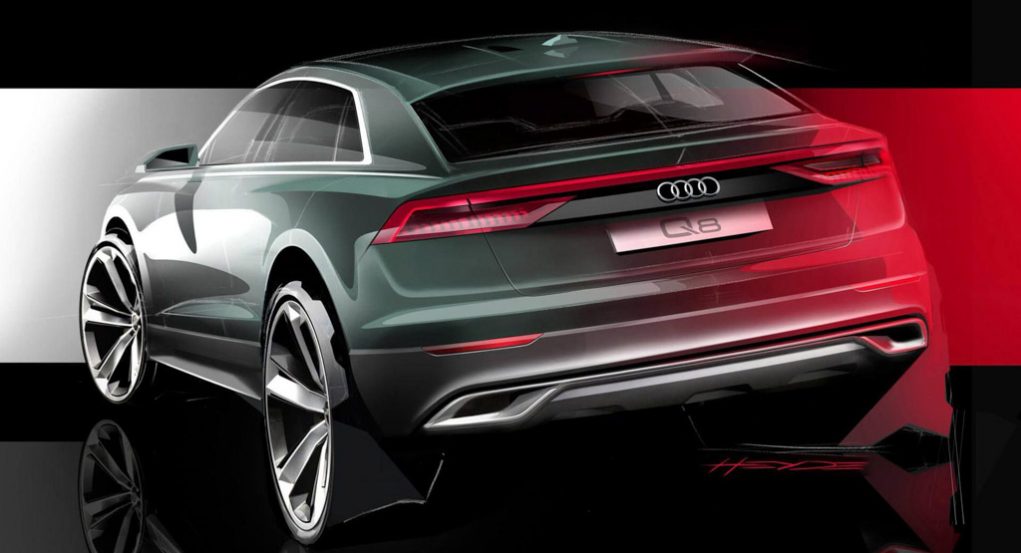 2019 Audi Q8 Design Sketch_