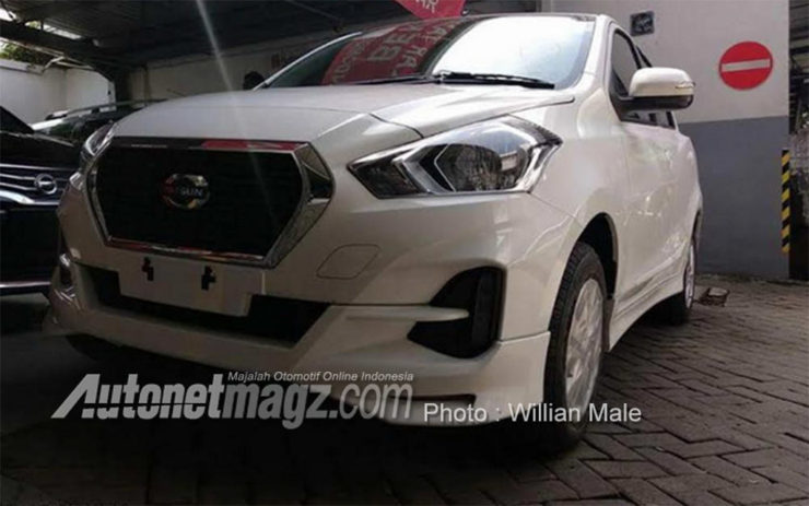 2019 Datsun Go Facelift Spied With Exterior Changes And CVT Badge