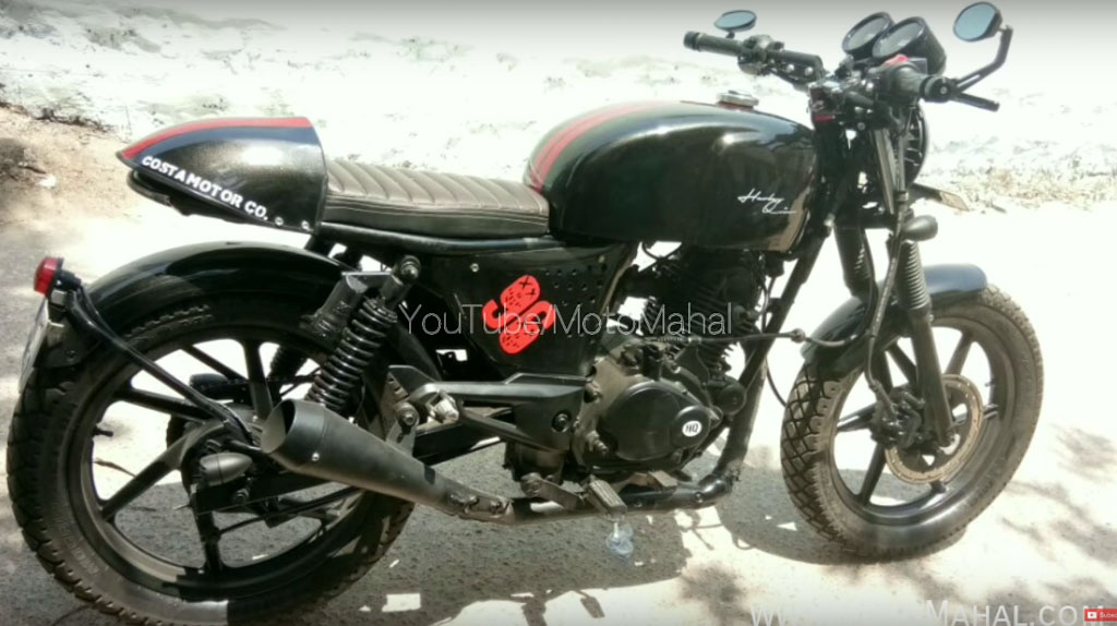 This Modified Bajaj Pulsar 180 Into Cafe Racer Is Simply Striking