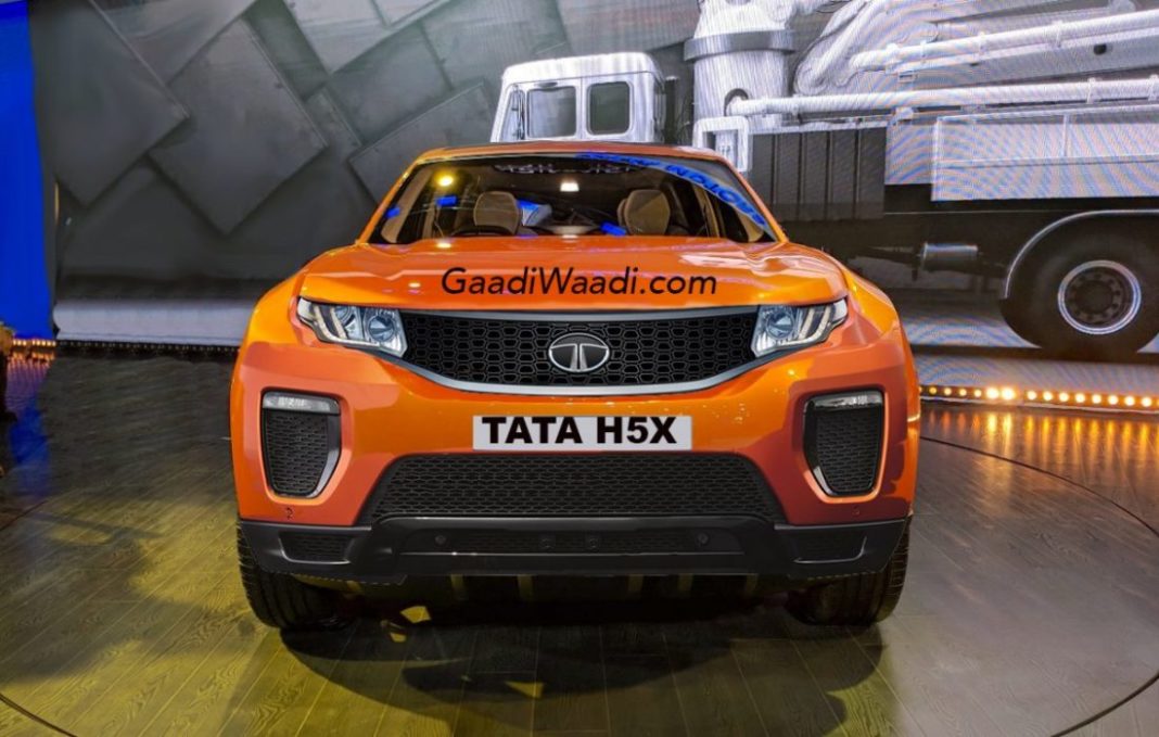 TATA H5X SUV RENDERED FRONT