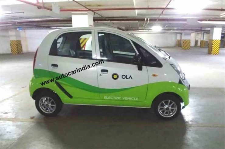 Jayem Neo EV Tata Nano Electric Version Spied As Part Of Ola Fleet 4