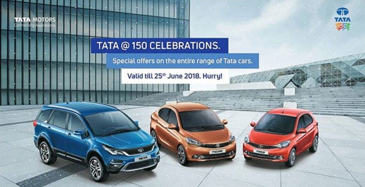 Tata Motors Announces Special Offers; Celebrates 150 Years Of Tata Group