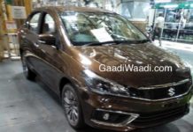 2018 Maruti Suzuki Ciaz Spied Inside And Out; Ready For Launch 4