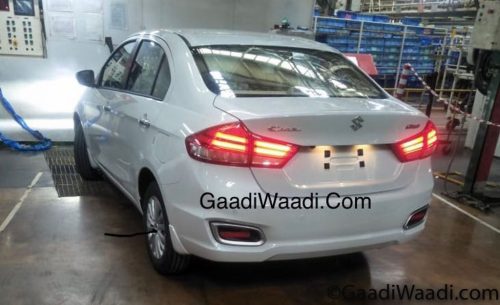 2018 Maruti Suzuki Ciaz Spied Inside And Out; Ready For Launch