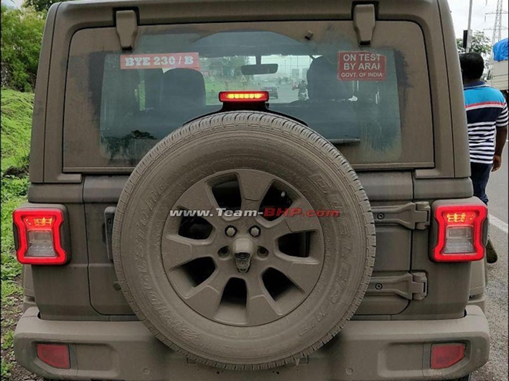 All New Jeep Wrangler 4x4 Spotted Again In India Launch