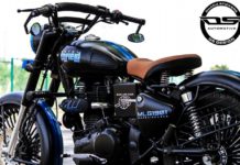 Modified Royal Enfield Classic 350 DS Design