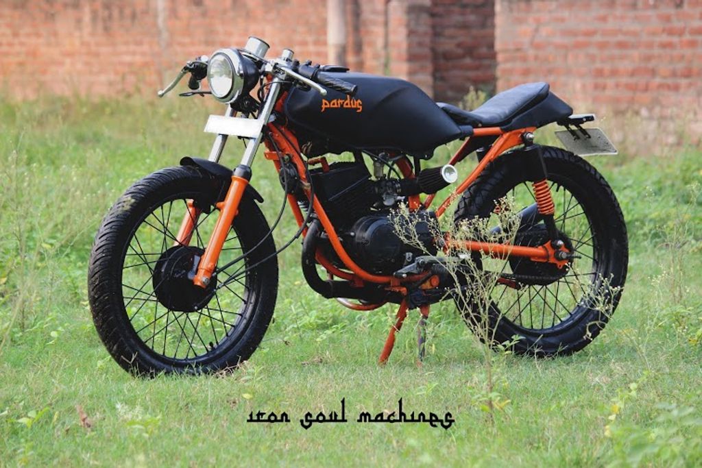 This Modified Yamaha Rx 135 Is Ready For A Fist Fight