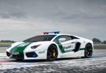 dubai police Lamborghini Aventador