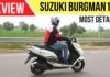 suzuki burgman street 125 review