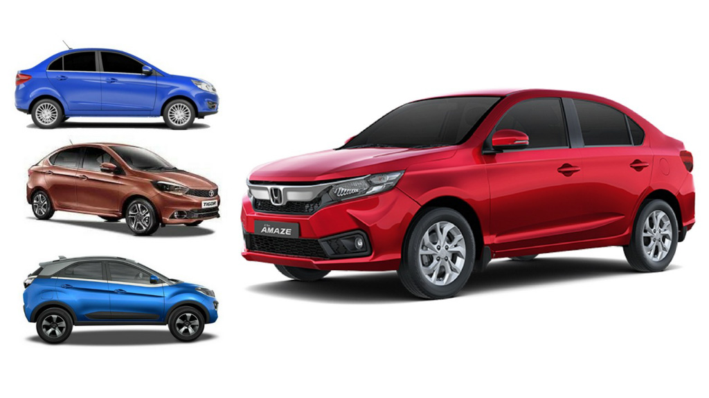 2018 Honda Amaze Is Major Roadblock In Tata's Dreams Of Becoming No.3 Brand (tata no.3 auto brand)