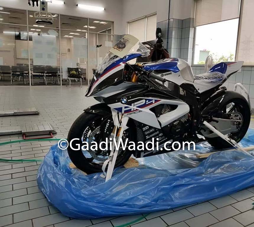 First BMW HP4 Race Delivered India Priced 85 Lakh