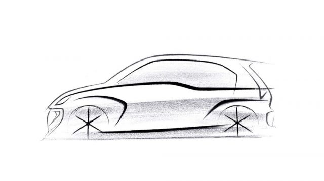 First Official Design Sketch Of New Hyundai 2018 Santro (AH2) Revealed