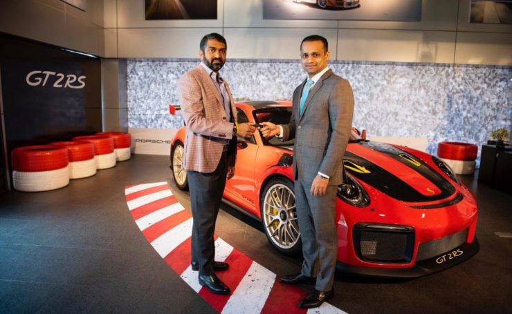 Porsche 911 GT2 RS Delivered India Boopesh Reddy (India’s First Porsche 911 GT2 RS Delivered)