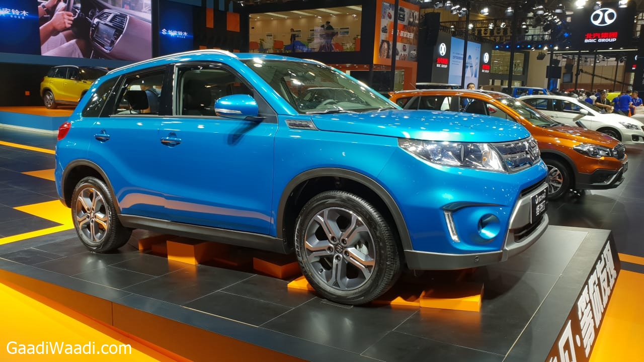 India-Bound Suzuki Vitara SUV Displayed At CMS 2018