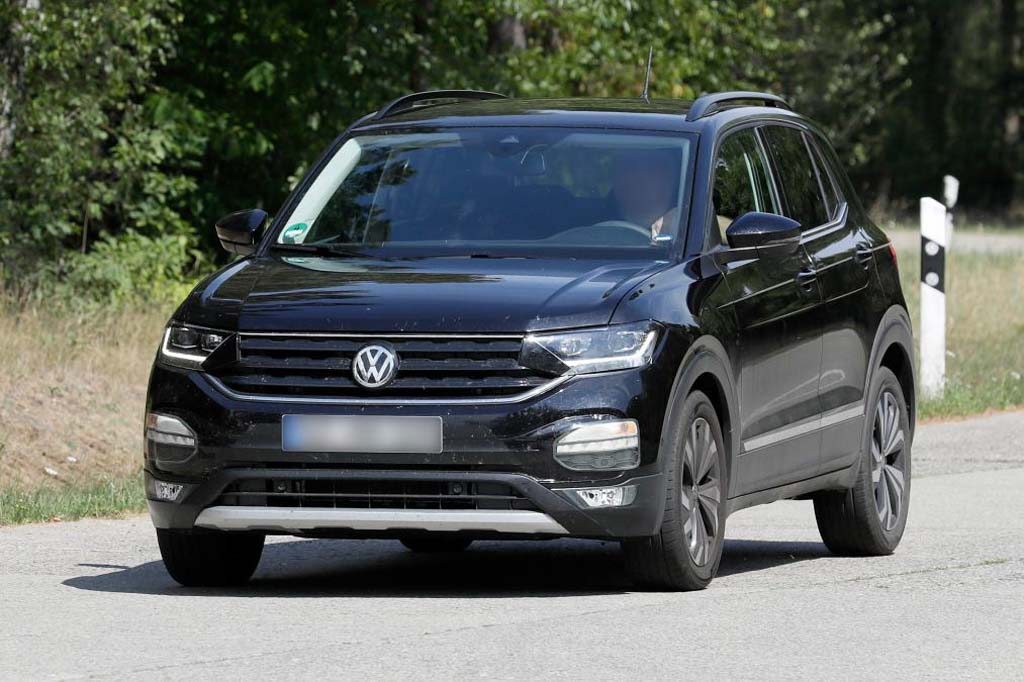 Volkswagen T-Cross SUV Spied_