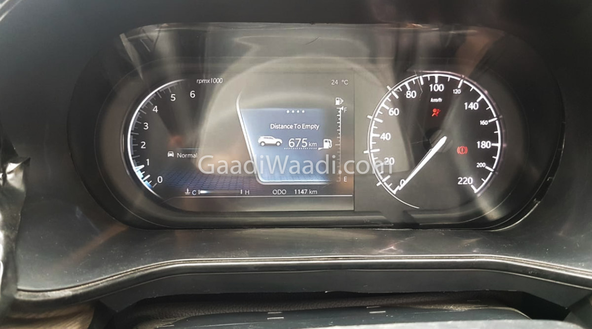 Konvertere Hover rapport Latest Tata Harrier Spy Image Reveals Speedo Console with Coloured TFT