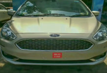 2019 ford aspire facelift Revealed Spy Video