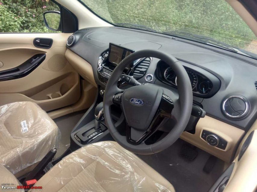 Ford Aspire Facelift Revealed, Exterior, Interior 4